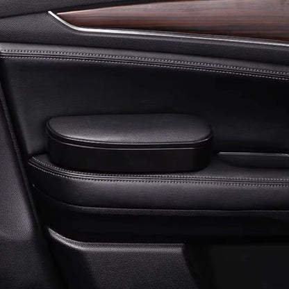 Ergonomic Left Armrest Support Elbow Pad Extender for Tesla Model X/Y/S/3 – Adjustable Height Leather Arm Cushion with Storage Box