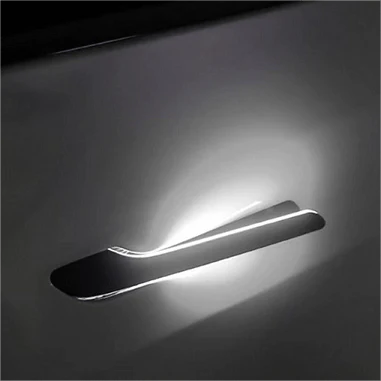 Auto Present Door Handles with LED for Tesla Model 3/Y – 4PCS, Plug & Play, Multi-Color Lights