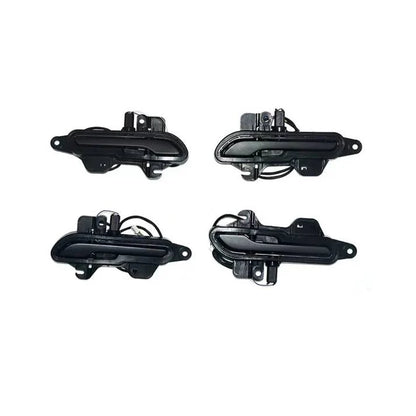 Auto Present Door Handles with LED for Tesla Model 3/Y – 4PCS, Plug & Play, Multi-Color Lights