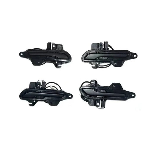 Auto Present Door Handles with LED for Tesla Model 3/Y – 4PCS, Plug & Play, Multi-Color Lights