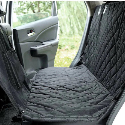 X-Auto Waterproof Back Seat Pet Cover for Tesla Model 3/Y/S/X/Cybertruck – 600D Oxford Dog Seat Protector with Side Flaps, Non-Slip Base & Easy-Clean Design
