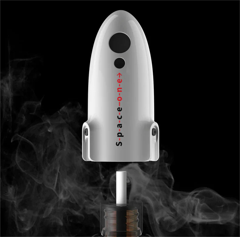 Tesla Car Air Freshener – Space One Rocket Model Perfume for Model X/Y/S/3 & Cybertruck, Alcohol-Free Aroma, Zinc Alloy & ABS