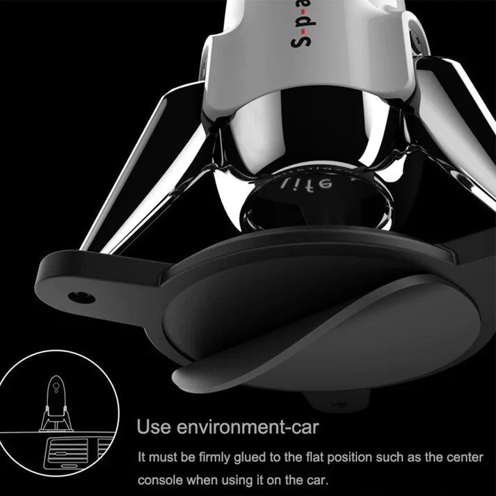 Tesla Car Air Freshener – Space One Rocket Model Perfume for Model X/Y/S/3 & Cybertruck, Alcohol-Free Aroma, Zinc Alloy & ABS