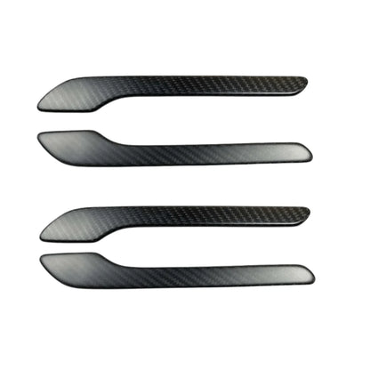 Real Carbon Fiber Door Handle Cover Trim for Tesla Model 3 & Model Y (Glossy/Matte Finish, 4PCS Set)