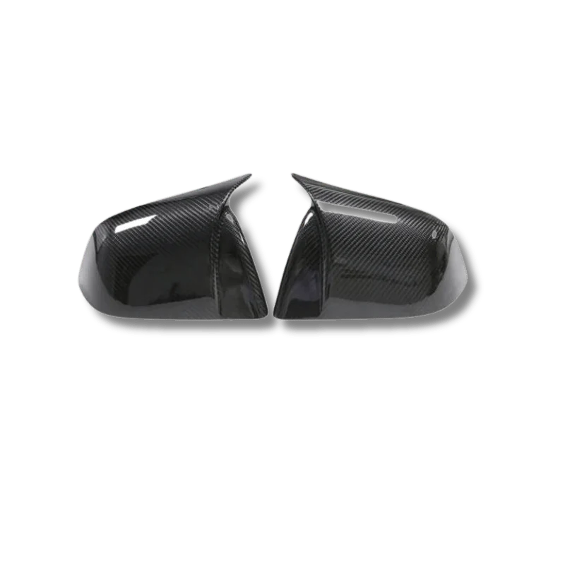 Real Carbon Fiber Side Mirror Caps for Tesla Model 3 & Model Y – Sporty Gloss or Matte Overlay