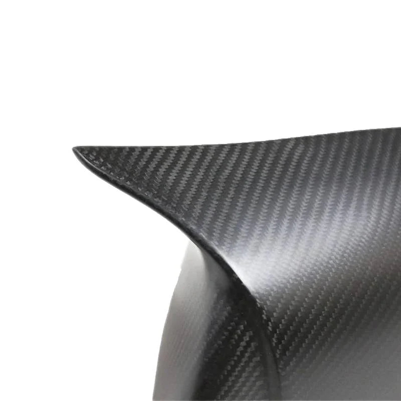 Real Carbon Fiber Side Mirror Caps for Tesla Model 3 & Model Y – Sporty Gloss or Matte Overlay