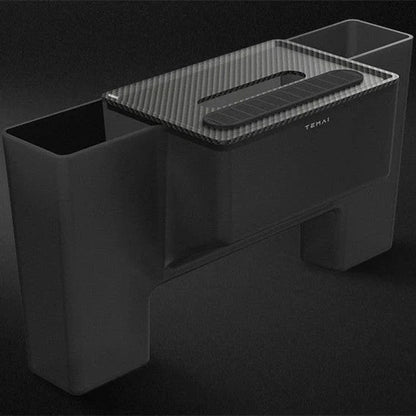 Center Console Tissue Box with Phone Holder for Tesla Model 3 / Model Y (2017–2025)