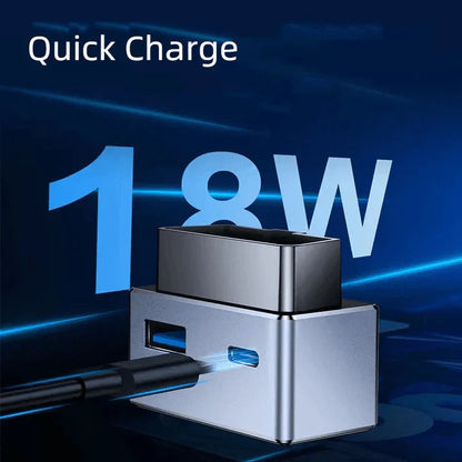 OBD to Cigarette Lighter Adapter for Tesla Model X/Y/S/3 – Dual USB Fast Charger Converter with Smart Chip Protection