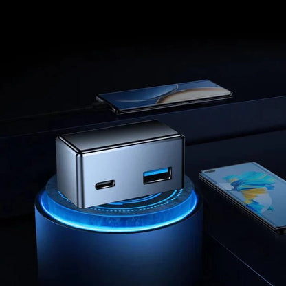 OBD to Cigarette Lighter Adapter for Tesla Model X/Y/S/3 – Dual USB Fast Charger Converter with Smart Chip Protection