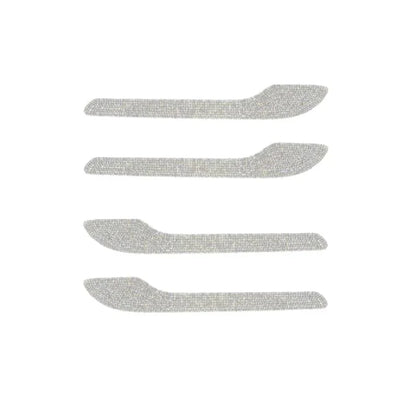 Crystal Door Handle Cover Trim for Tesla Model 3 & Model Y – Zinc Alloy Bling Decorative Stickers, Non-Destructive Installation