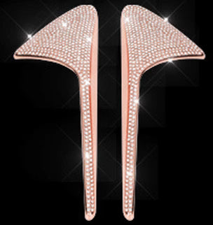 Crystal Side Marker Decoration Cover Trim for Tesla Model 3/Y (Zinc Alloy, Non-Destructive Installation, Not Compatible with Model Y Camera 4.0)