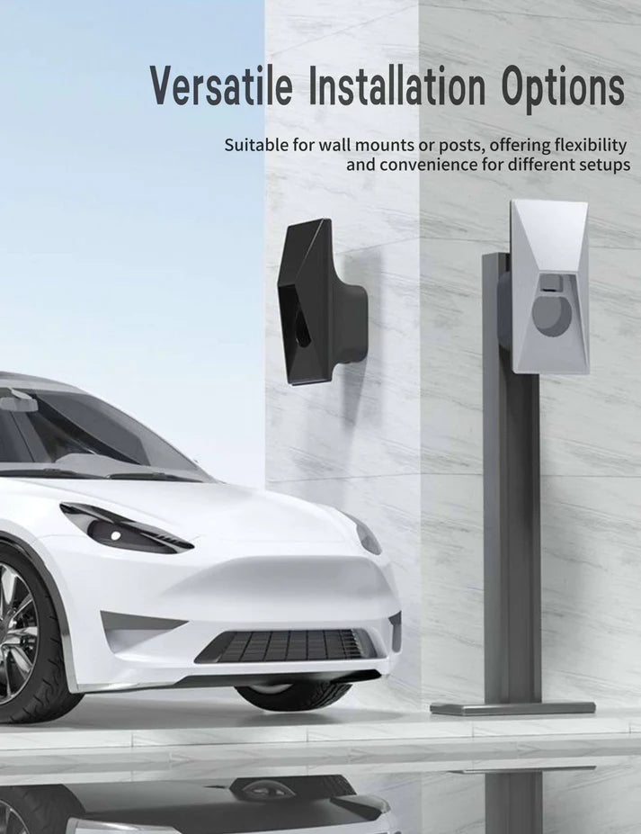 Cybertruck-Inspired Tesla Charger Cable Organizer & Wall Mount Holder for Model 3, Model Y, Model S, Model X