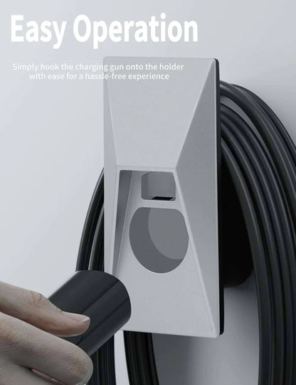 Cybertruck-Inspired Tesla Charger Cable Organizer & Wall Mount Holder for Model 3, Model Y, Model S, Model X