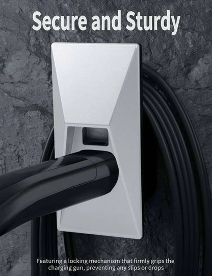 Cybertruck-Inspired Tesla Charger Cable Organizer & Wall Mount Holder for Model 3, Model Y, Model S, Model X