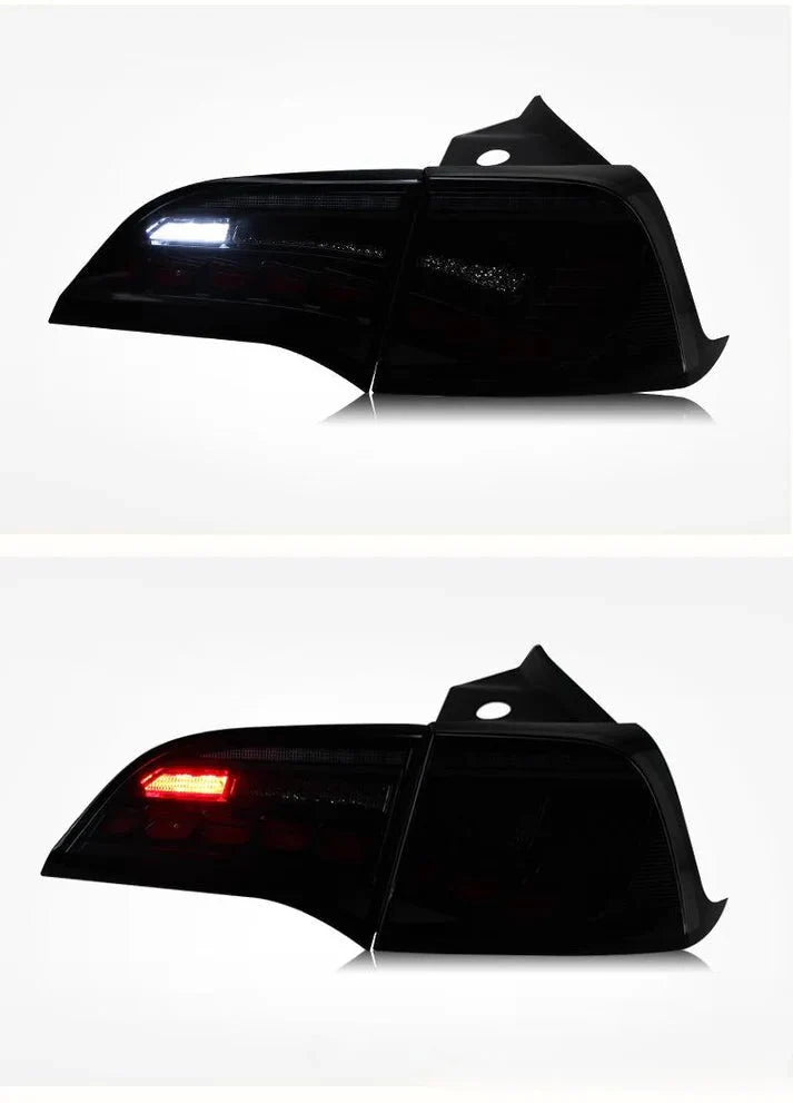 Dragon Scale LED Tail Lights for Tesla Model 3 & Model Y (Sequential Turn Signal, Plug-and-Play Upgrade)