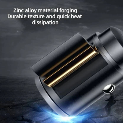 Fast USB Car Charger Adapter for Tesla Model 3/Y/S/X – 30W PD & QC 3.0 Dual Port Super Fast Charging