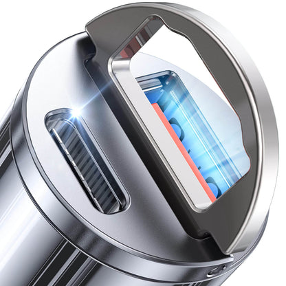 Fast USB Car Charger Adapter for Tesla Model 3/Y/S/X – 30W PD & QC 3.0 Dual Port Super Fast Charging