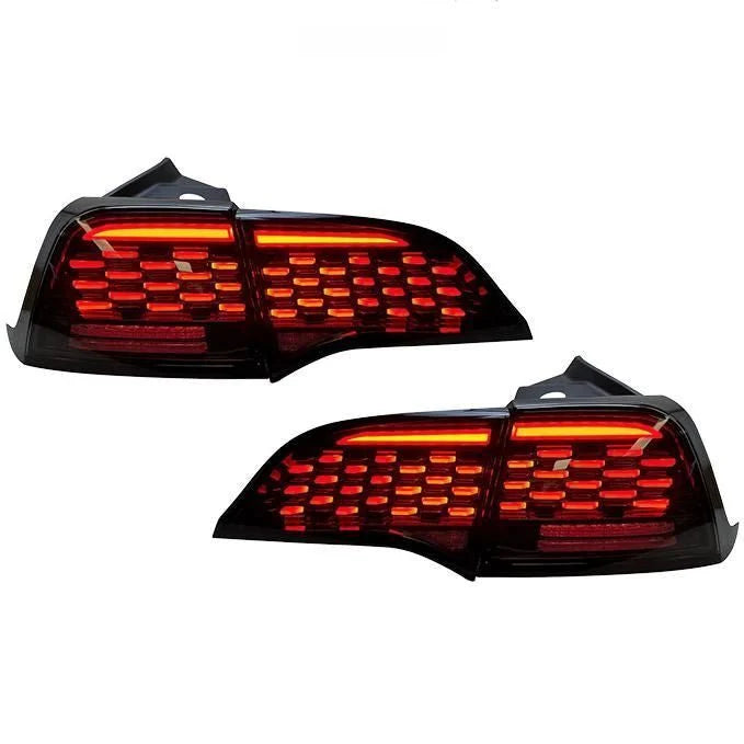 Flowing Turn Signal LED Tail Lights for Tesla Model 3 (2017–2023) & Model Y (2020–2024) – Dynamic Sequential Rear Light Upgrade