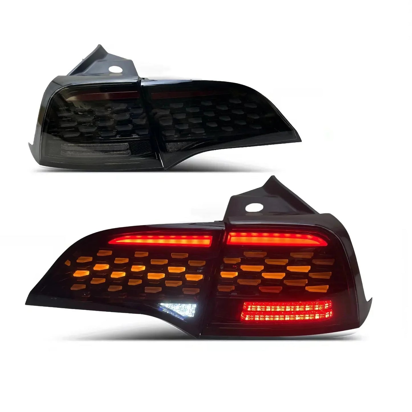Flowing Turn Signal LED Tail Lights for Tesla Model 3 (2017–2023) & Model Y (2020–2024) – Dynamic Sequential Rear Light Upgrade