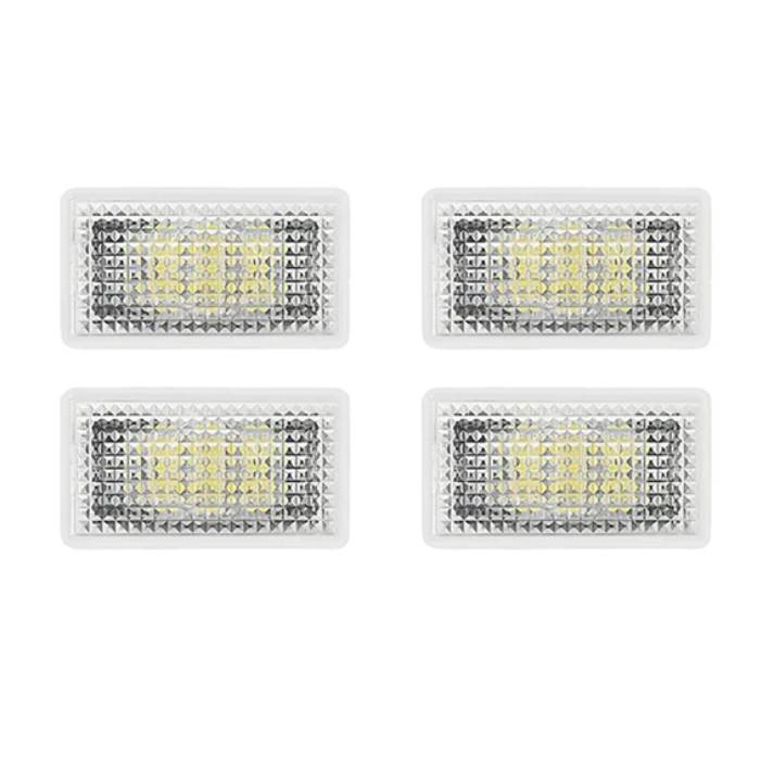 Footwell Ambient LED Interior Light Kit for Tesla Model 3/Y/S/X (Pack of 4) – Plug & Play Upgrade Replacement Light for Footwell & Glove Box