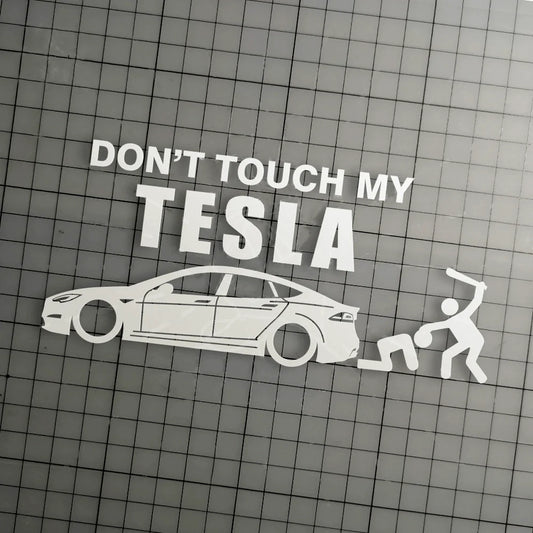 Funny Car Stickers for Tesla Model 3/Y/X/S – Waterproof & UV-Resistant Decals for Exterior Decoration