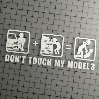 Funny Car Stickers for Tesla Model 3/Y/X/S – Waterproof & UV-Resistant Decals for Exterior Decoration