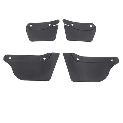 X-Auto Hidden Form Mud Flaps Kit for Tesla Model 3 & Model Y (2017-Present) – Custom TPE Splash Guards, Non-Drill Installation, All-Weather Protection