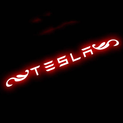 High Mount Brake Light Projection Board for Tesla Model 3 & Model Y (2017–Present) | X-Auto LED Brake Light Display Plate
