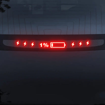 High Mount Brake Light Projection Board for Tesla Model 3 & Model Y (2017–Present) | X-Auto LED Brake Light Display Plate