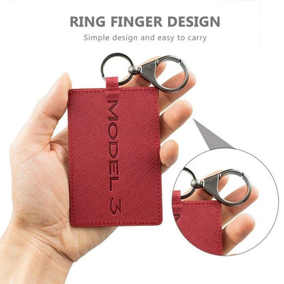Non-Slip Tesla Key Card Holder Cover for Model 3/Y (Including Model 3 Highland) – Lightweight, Signal-Friendly & Durable Design