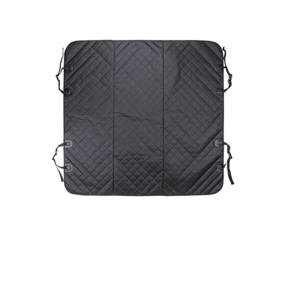 Waterproof Pet Back Seat Cover for Tesla Model X/Y/S/3 | Scratch-Resistant Dog Car Hammock Protector with Mesh Window