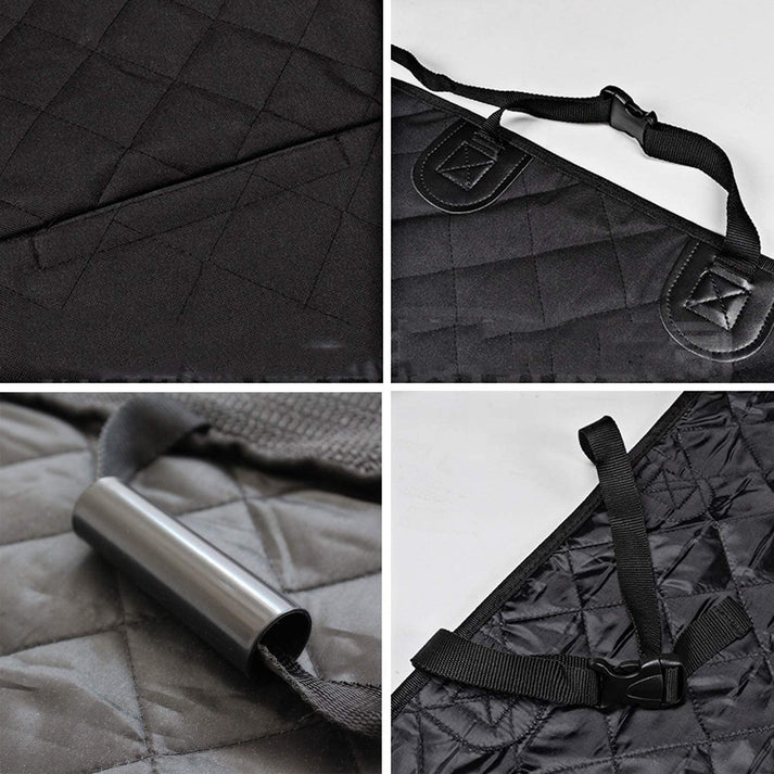 Waterproof Pet Back Seat Cover for Tesla Model X/Y/S/3 | Scratch-Resistant Dog Car Hammock Protector with Mesh Window