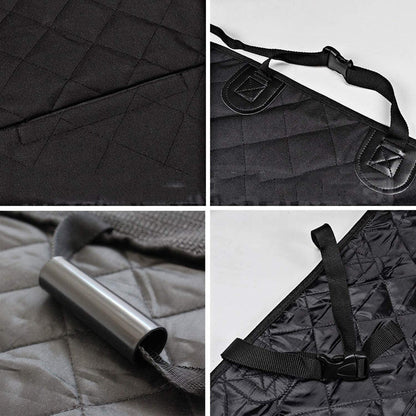 Waterproof Pet Back Seat Cover for Tesla Model X/Y/S/3 | Scratch-Resistant Dog Car Hammock Protector with Mesh Window