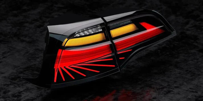 Phantom Sequential LED Tail Lights for Tesla Model 3 & Model Y (2PCS) – Plug & Play Replacement with Dynamic Running Horse Effect