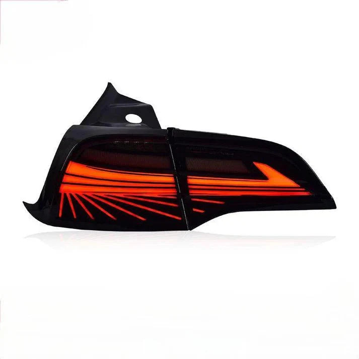 Phantom Sequential LED Tail Lights for Tesla Model 3 & Model Y (2PCS) – Plug & Play Replacement with Dynamic Running Horse Effect