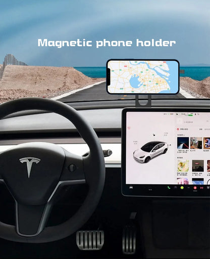 X-Auto Wireless Magnetic Phone Mount with MagSafe Charging for Tesla Model 3/Y/S/X/Cybertruck