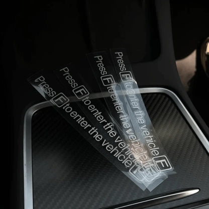 PUBG Style Reflective Wheel Rim Stickers for Tesla Model 3 / Model Y / Model S / Model X – Night Safety & Sporty Look