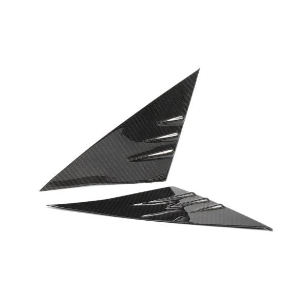 Real Carbon Fiber A-Pillar Window Covers for Tesla Model 3 & Model Y (Glossy / Matte / Forged Finish)