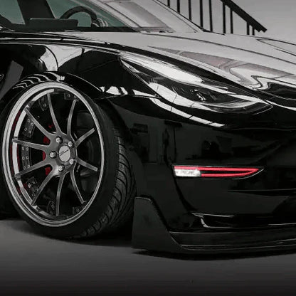 RGB Front Bumper Fog Lights Upgrade for Tesla Model 3 & Model Y – Multi-Color LED Driving Lamps, Plug-and-Play Installation, Weatherproof Design