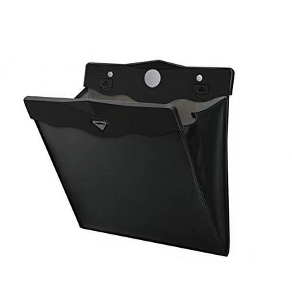Seat Back Trash Bag with LED Light for Tesla Model X/Y/3 – Leather Car Organizer, Non-Destructive Installation