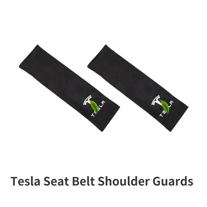 Premium Suede Seat Belt Shoulder Pad Cover for Tesla Model 3, Model Y, Model S, Model X & Cybertruck – Soft Protective Seatbelt Cushion