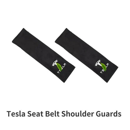 Premium Suede Seat Belt Shoulder Pad Cover for Tesla Model 3, Model Y, Model S, Model X & Cybertruck – Soft Protective Seatbelt Cushion