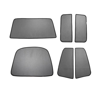 Side & Roof Window Sunshades for Tesla Model X (2016–Present) | UV Protection Mesh Sun Visor, Heat Reduction Car Sunroof Shades