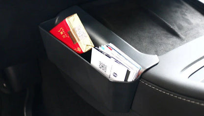 Tesla Model 3 Model Y Steering Wheel Center Console Storage Box – Custom Fit, Durable ABS Organizer