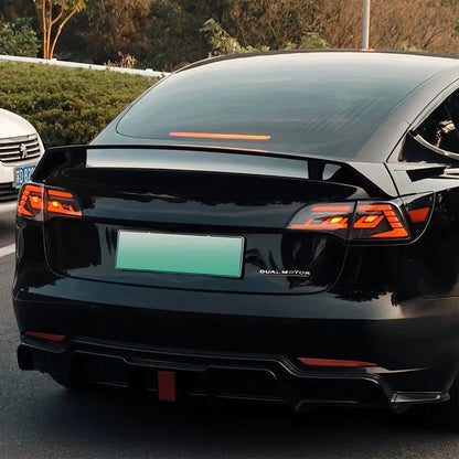 Tesla Model 3/Y Streamer LED Tail Light Assembly – Dynamic Brake & Turn Signal Lights, Dual Reversing LEDs, Easy Install