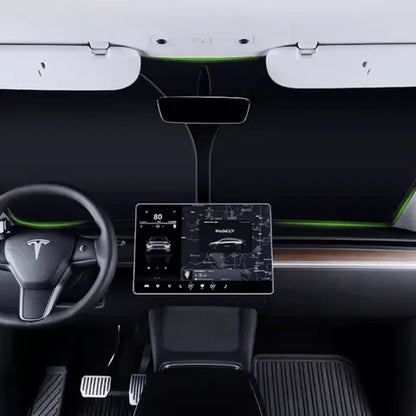 Tesla Model X Sunshade Set (2016–2024) – UV-Blocking Windshield & Window Cover | Heat Reduction, Privacy Protection, Easy Installation