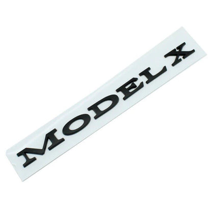 3D Tailgate Logo Letters Rear Emblem for Tesla Model 3/Y/S/X – Premium ABS Blackout TESLA Badge with 3M Adhesive