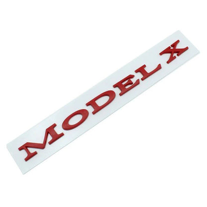 3D Tailgate Logo Letters Rear Emblem for Tesla Model 3/Y/S/X – Premium ABS Blackout TESLA Badge with 3M Adhesive