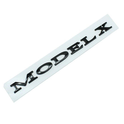 3D Tailgate Logo Letters Rear Emblem for Tesla Model 3/Y/S/X – Premium ABS Blackout TESLA Badge with 3M Adhesive
