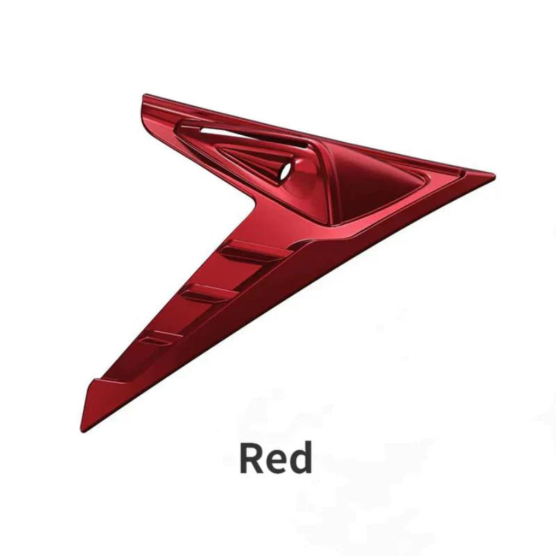 X-Auto Thunder Fender Side Camera Protection Cover for Tesla Model 3 (2021–2023.10) & Model Y (2020–2023) – ABS Decorative Trim Guard (Gloss Black / Matte Black / Red / Carbon Fiber Finish)